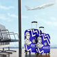 Prince Hall Grand Lodge Luggage Cover Founder Portrait Geometric Brotherhood