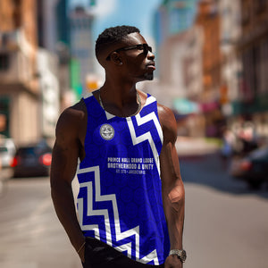 Prince Hall Grand Lodge Men Tank Top Founder Portrait Geometric Brotherhood