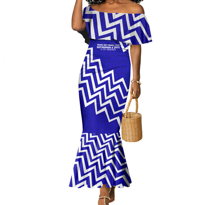 Prince Hall Grand Lodge Mermaid Dress Founder Portrait Geometric Brotherhood