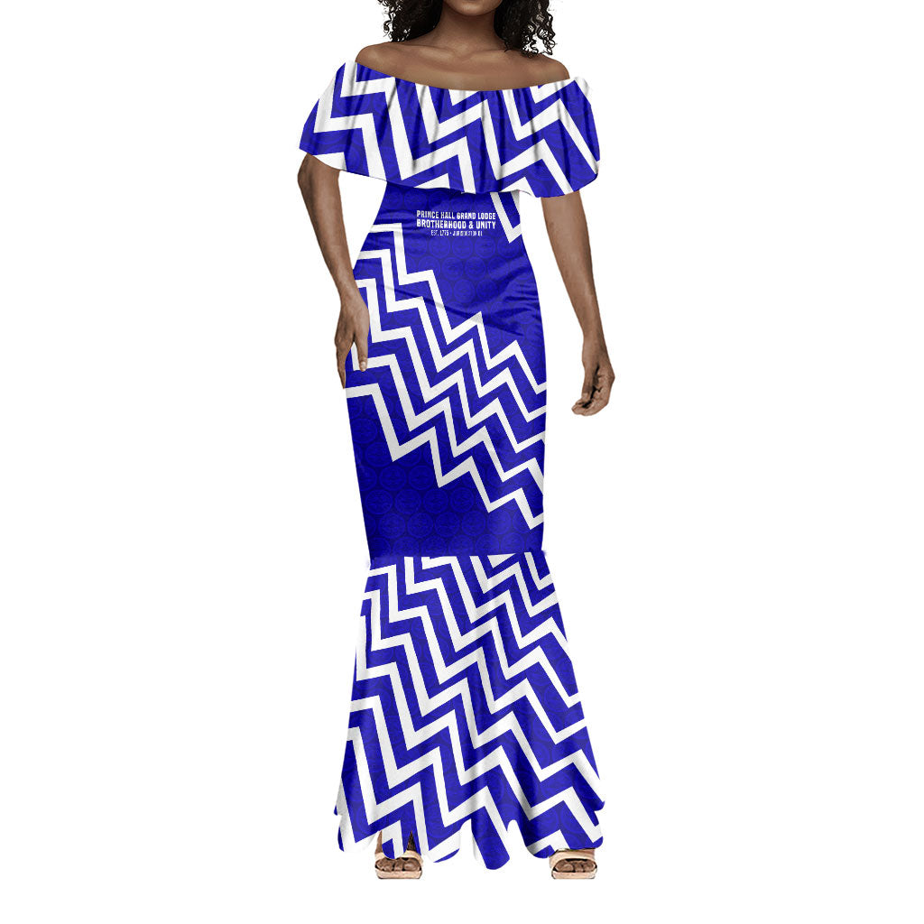 Prince Hall Grand Lodge Mermaid Dress Founder Portrait Geometric Brotherhood