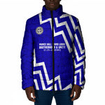 Prince Hall Grand Lodge Padded Jacket Founder Portrait Geometric Brotherhood