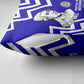 Prince Hall Grand Lodge Pillow Cover Founder Portrait Geometric Brotherhood