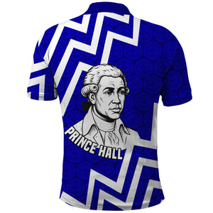Prince Hall Grand Lodge Polo Shirt Founder Portrait Geometric Brotherhood