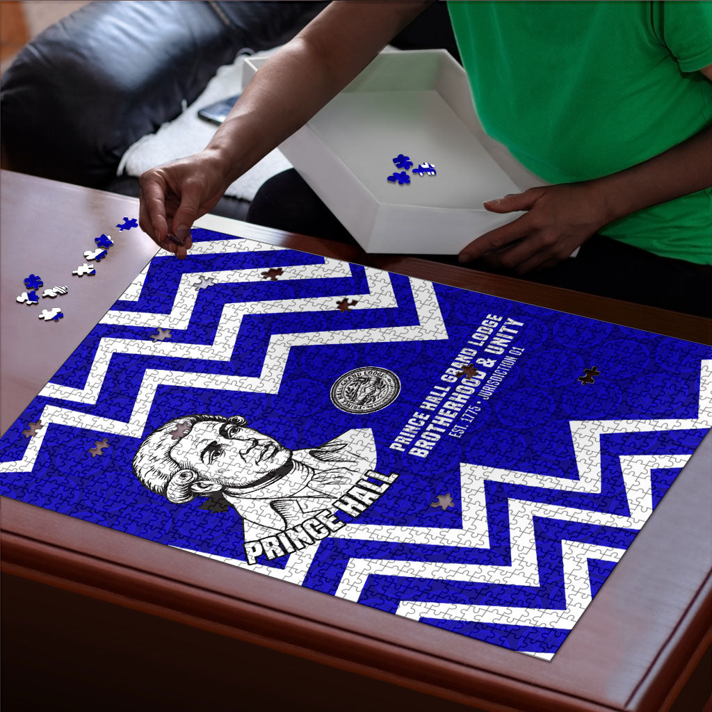 Prince Hall Grand Lodge Puzzle Founder Portrait Geometric Brotherhood