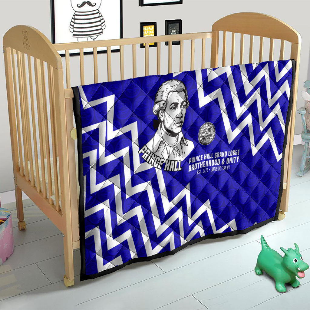 Prince Hall Grand Lodge Quilt Founder Portrait Geometric Brotherhood