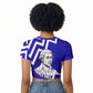 Prince Hall Grand Lodge Raglan Cropped T shirt Founder Portrait Geometric Brotherhood