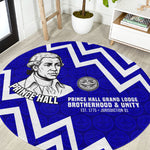 Prince Hall Grand Lodge Round Carpet Founder Portrait Geometric Brotherhood