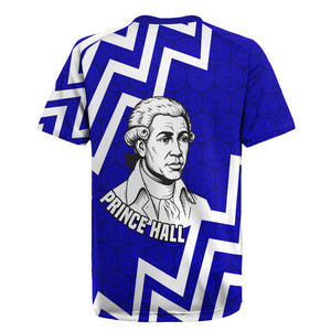Prince Hall Grand Lodge Rugby Jersey Founder Portrait Geometric Brotherhood