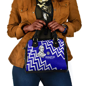Prince Hall Grand Lodge Shoulder Handbag Founder Portrait Geometric Brotherhood