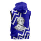Prince Hall Grand Lodge Sleeveless Hoodie Founder Portrait Geometric Brotherhood