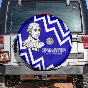 Prince Hall Grand Lodge Spare Tire Cover Founder Portrait Geometric Brotherhood