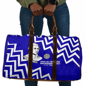 Prince Hall Grand Lodge Travel Bag Founder Portrait Geometric Brotherhood