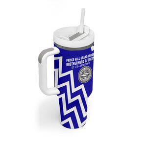 Prince Hall Grand Lodge Tumbler With Handle Founder Portrait Geometric Brotherhood