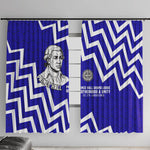 Prince Hall Grand Lodge Window Curtain Founder Portrait Geometric Brotherhood