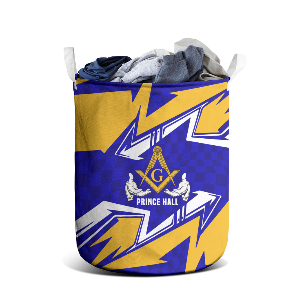 Prince Hall Freemasonry Laundry Basket Square and Compasses Masonic Brothers