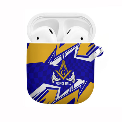 Prince Hall Freemasonry AirPods Case Square and Compasses Masonic Brothers