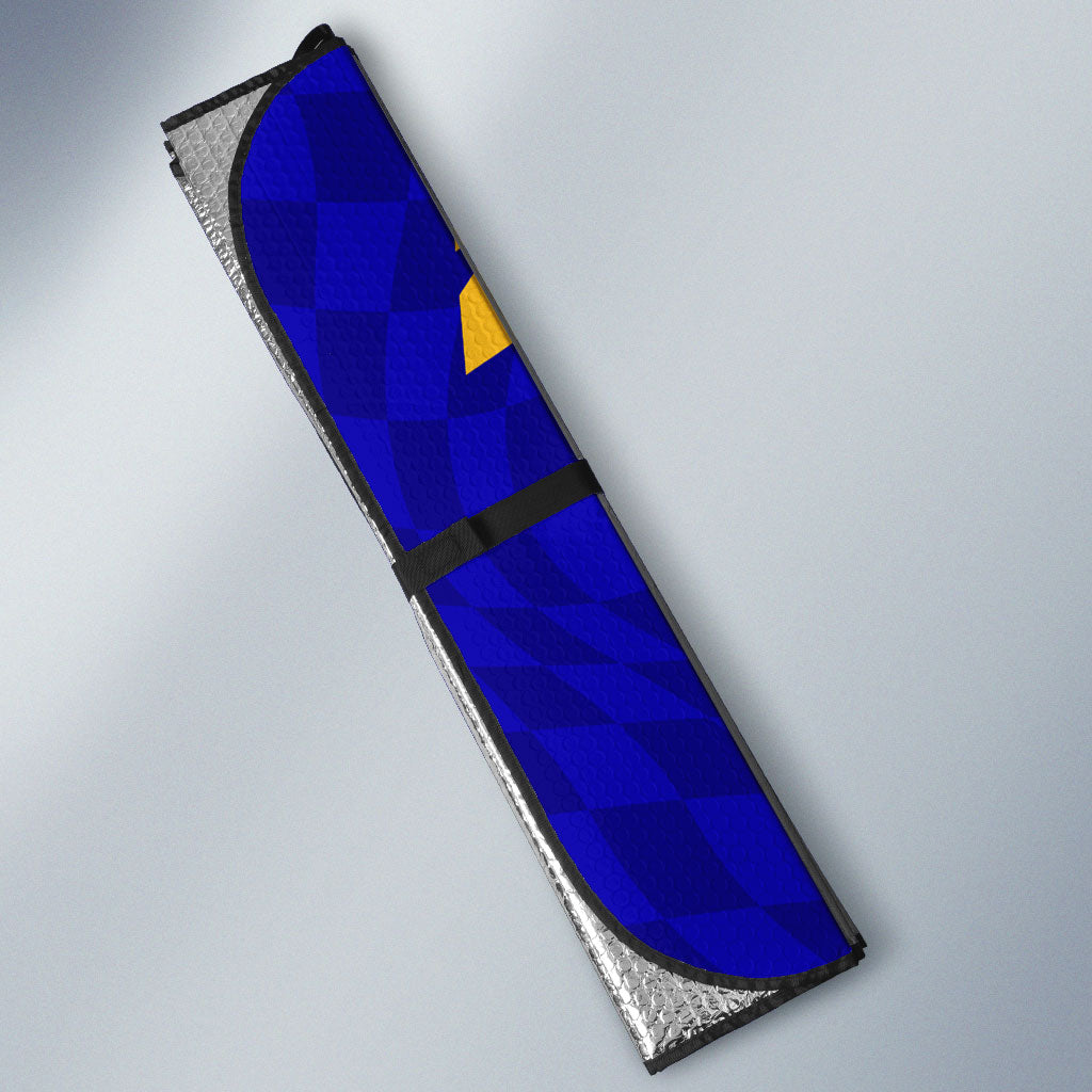 Prince Hall Freemasonry Auto Sun Shade Square and Compasses Masonic Brothers