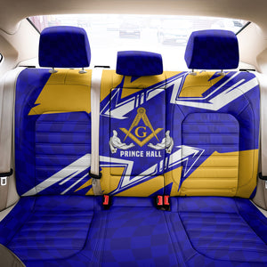 Prince Hall Freemasonry Back Car Seat Cover Square and Compasses Masonic Brothers