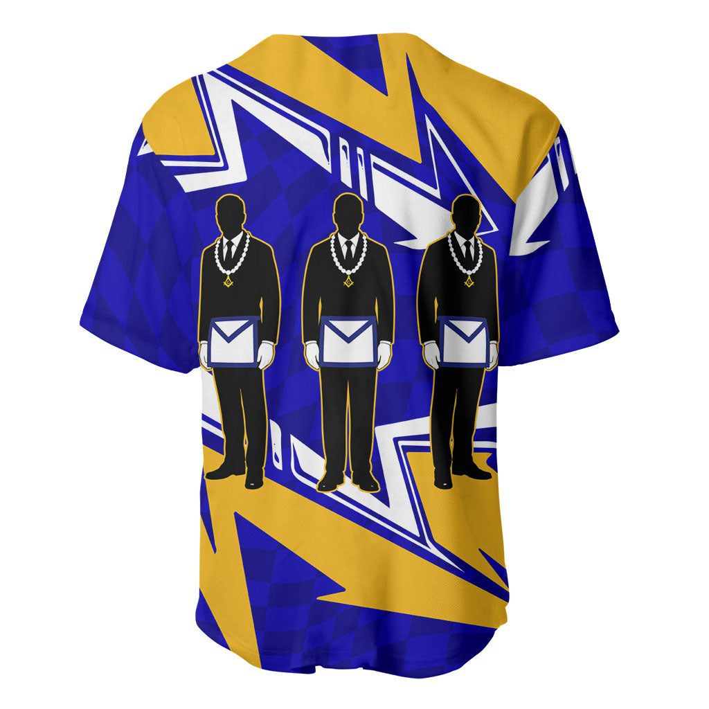 Prince Hall Freemasonry Baseball Jersey Square and Compasses Masonic Brothers