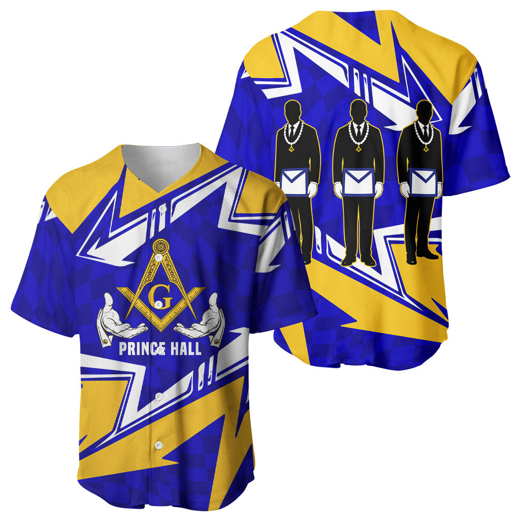 Prince Hall Freemasonry Baseball Jersey Square and Compasses Masonic Brothers