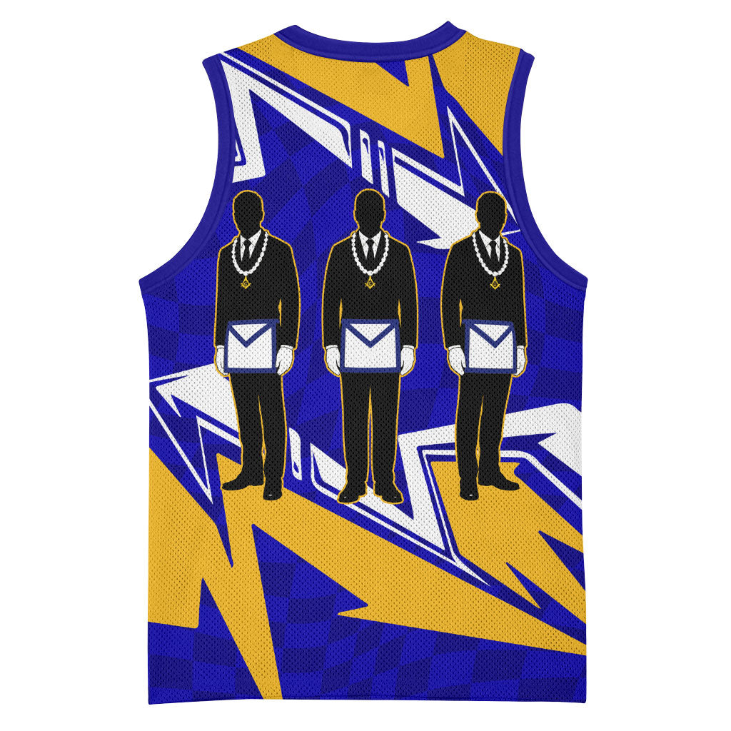 Prince Hall Freemasonry Basketball Jersey Square and Compasses Masonic Brothers