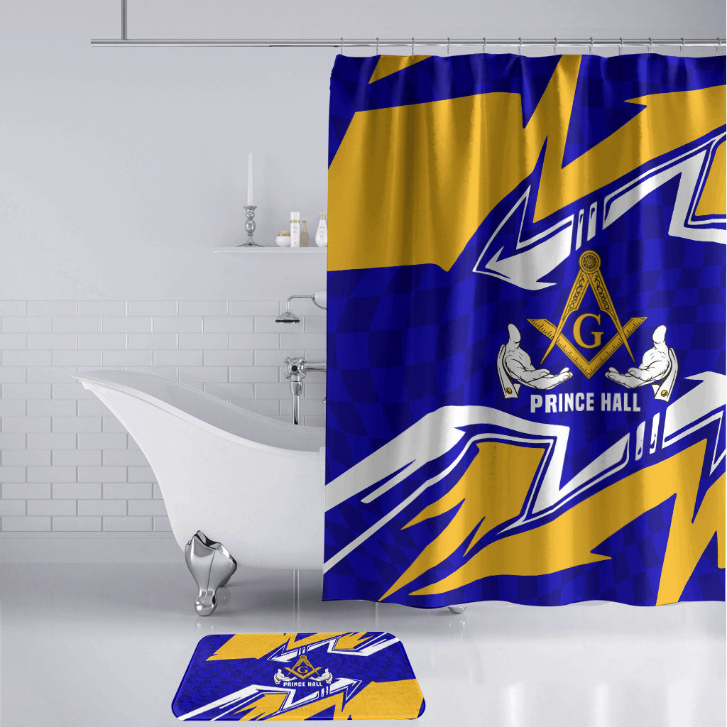 Prince Hall Freemasonry Bathroom Set Square and Compasses Masonic Brothers