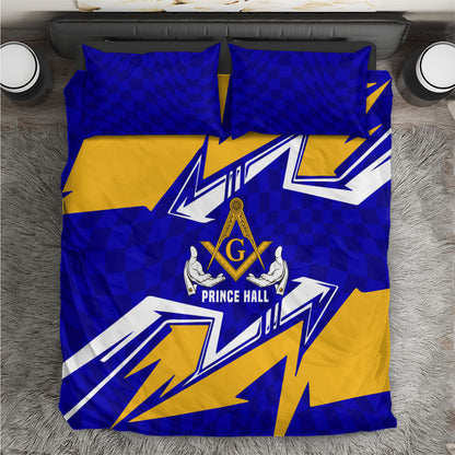 Prince Hall Freemasonry Bedding Set Square and Compasses Masonic Brothers