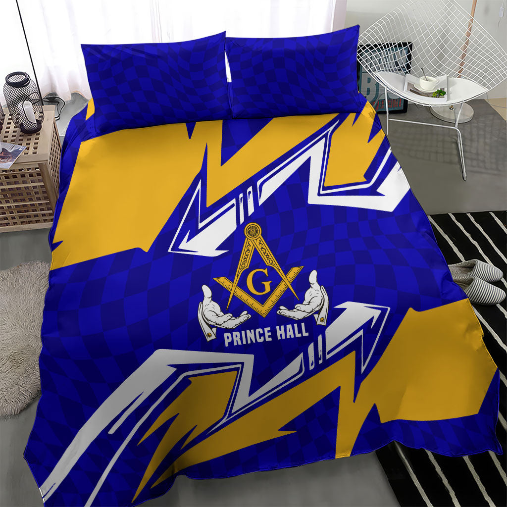 Prince Hall Freemasonry Bedding Set Square and Compasses Masonic Brothers