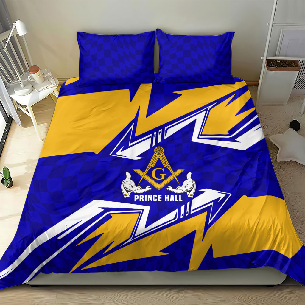 Prince Hall Freemasonry Bedding Set Square and Compasses Masonic Brothers