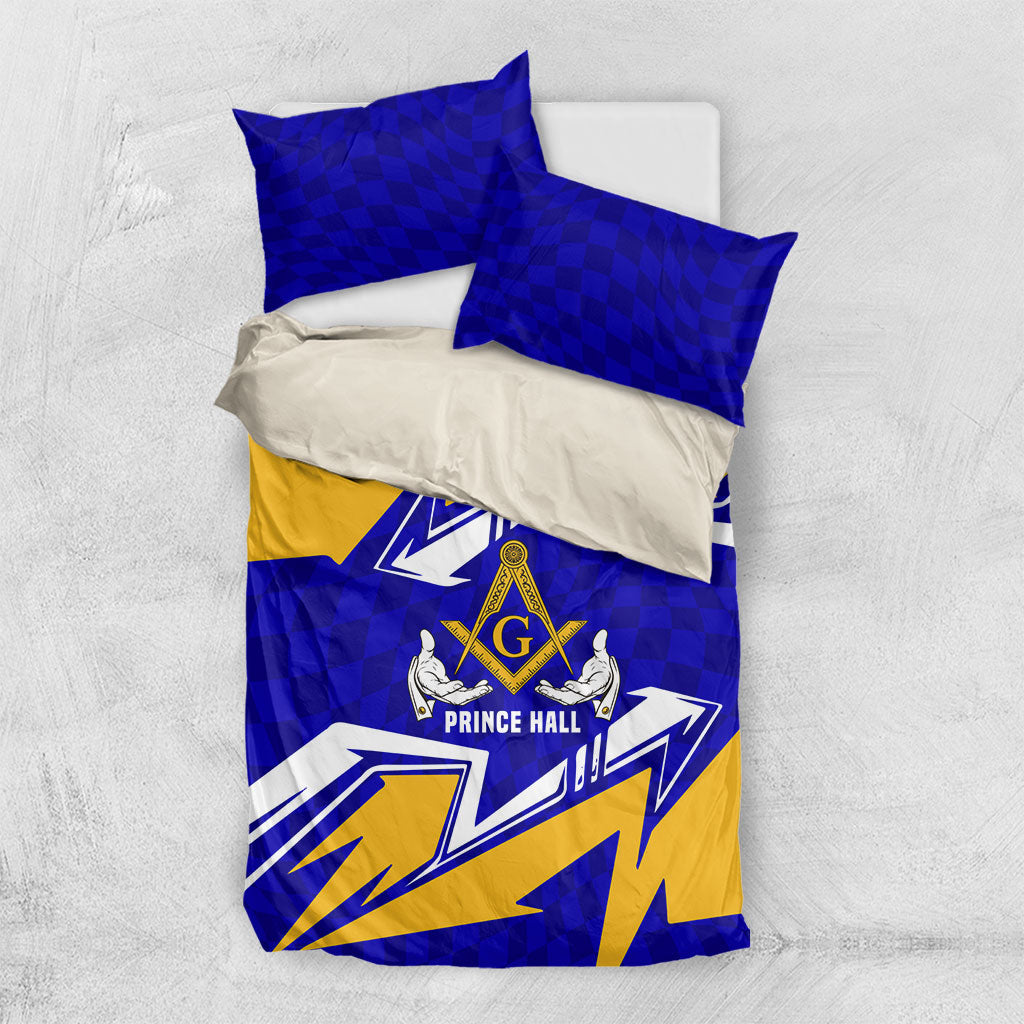Prince Hall Freemasonry Bedding Set Square and Compasses Masonic Brothers