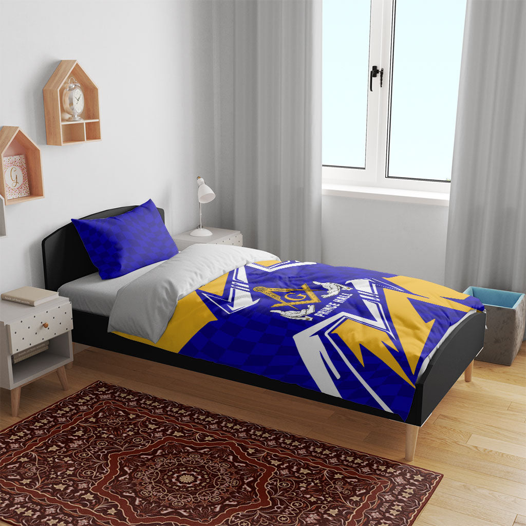 Prince Hall Freemasonry Bedding Set Square and Compasses Masonic Brothers