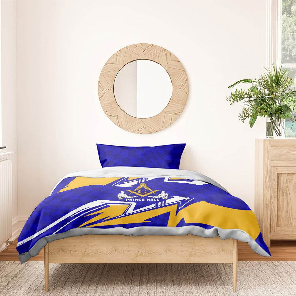 Prince Hall Freemasonry Bedding Set Square and Compasses Masonic Brothers