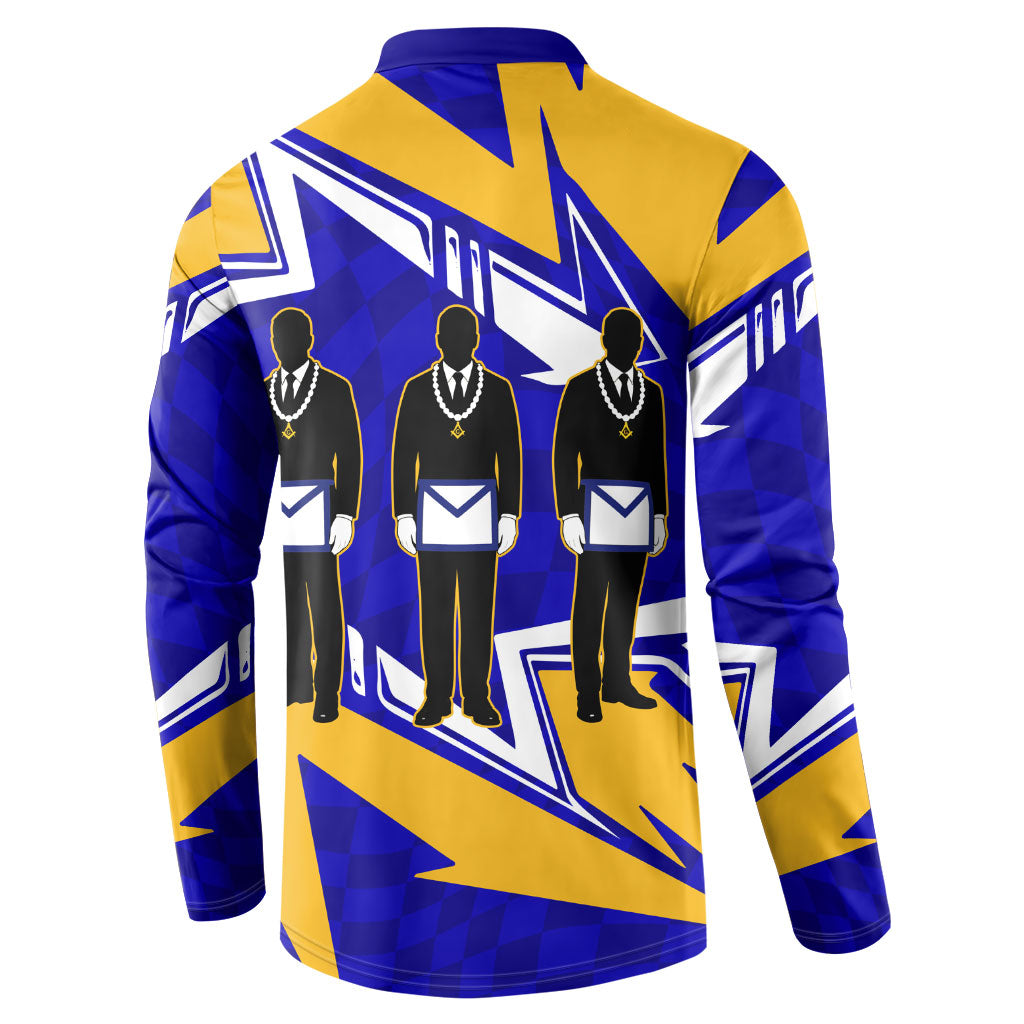 Prince Hall Freemasonry Button Sweatshirt Square and Compasses Masonic Brothers