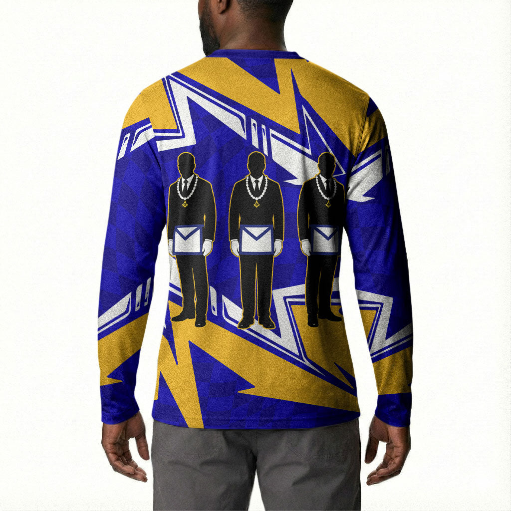 Prince Hall Freemasonry Button Sweatshirt Square and Compasses Masonic Brothers