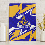 Prince Hall Freemasonry Canvas Wall Art Square and Compasses Masonic Brothers