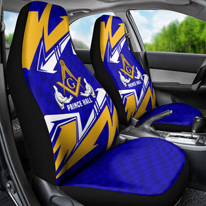 Prince Hall Freemasonry Car Seat Cover Square and Compasses Masonic Brothers