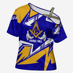 Prince Hall Freemasonry Cross Shoulder Shirt Square and Compasses Masonic Brothers