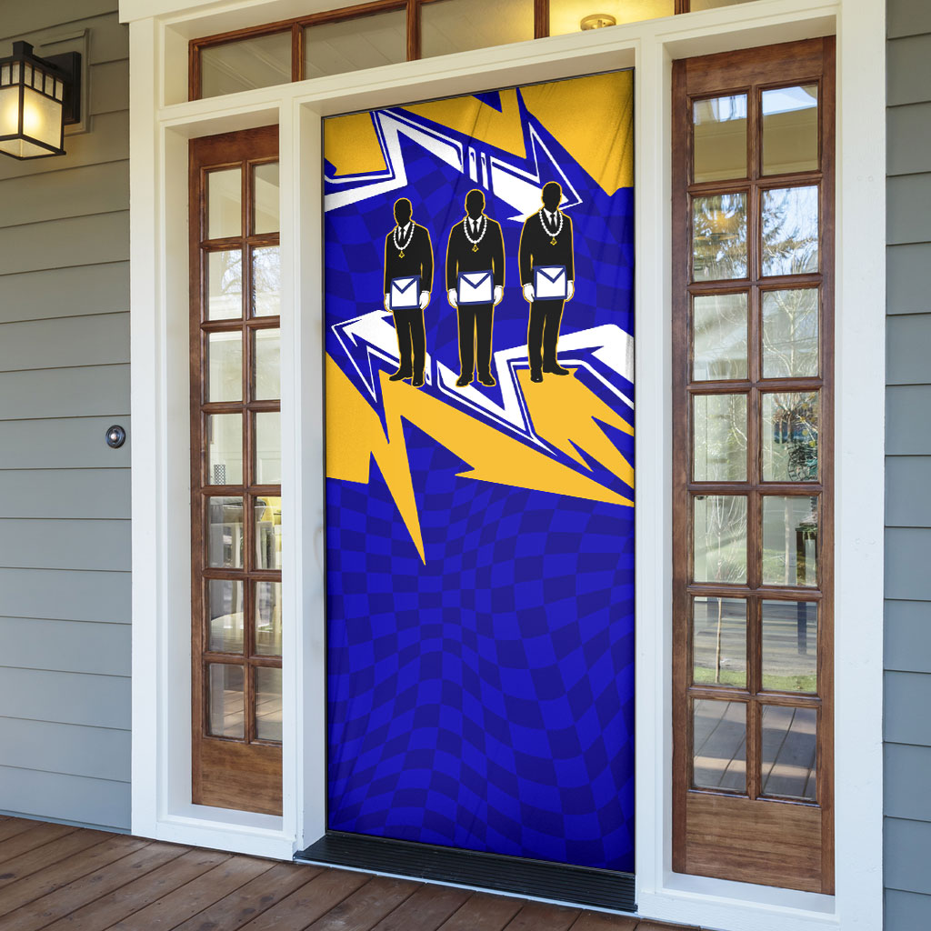 Prince Hall Freemasonry Door Cover Square and Compasses Masonic Brothers