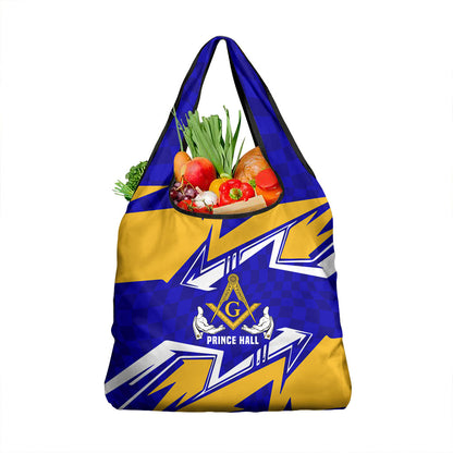 Prince Hall Freemasonry Grocery Bag Square and Compasses Masonic Brothers