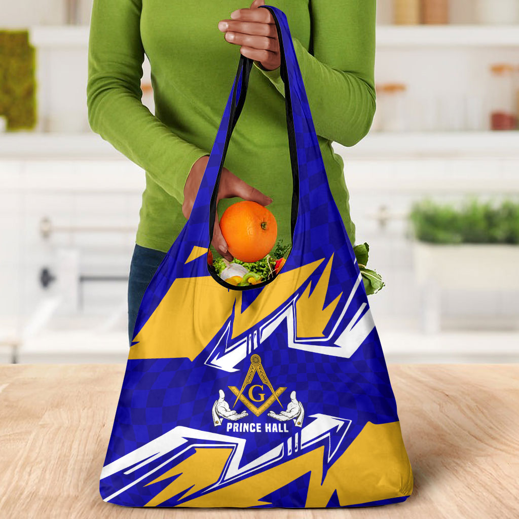 Prince Hall Freemasonry Grocery Bag Square and Compasses Masonic Brothers