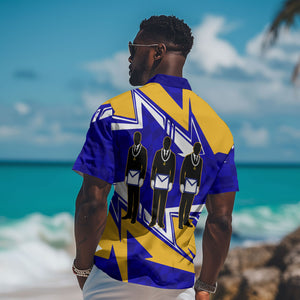 Prince Hall Freemasonry Hawaiian Shirt Square and Compasses Masonic Brothers
