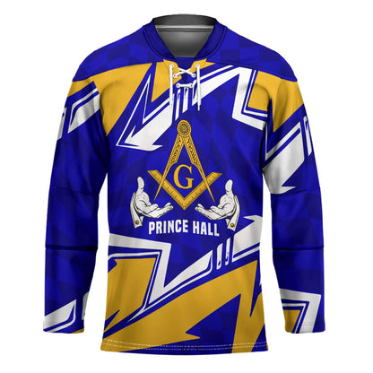 Prince Hall Freemasonry Hockey Jersey Square and Compasses Masonic Brothers