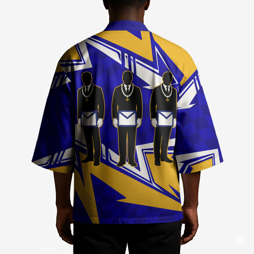 Prince Hall Freemasonry Kimono Square and Compasses Masonic Brothers