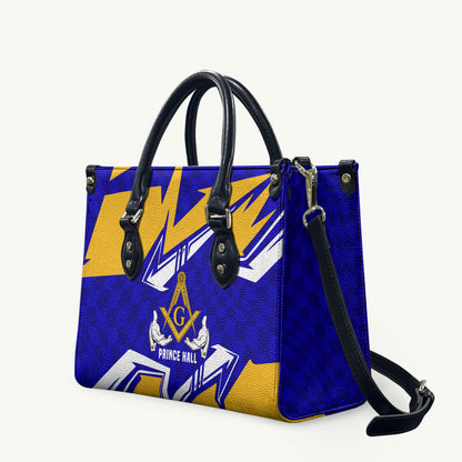 Prince Hall Freemasonry Leather Bag Square and Compasses Masonic Brothers
