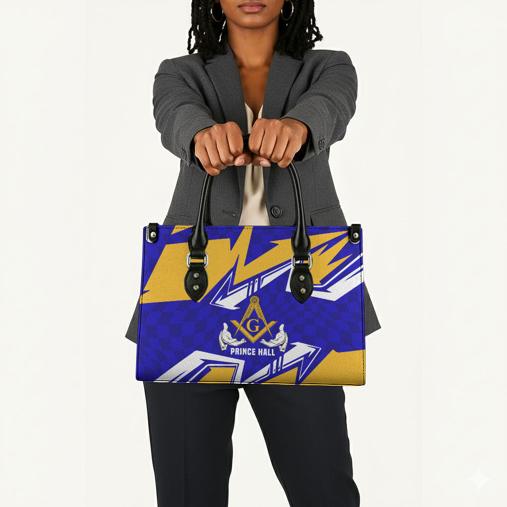 Prince Hall Freemasonry Leather Bag Square and Compasses Masonic Brothers