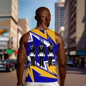 Prince Hall Freemasonry Men Tank Top Square and Compasses Masonic Brothers
