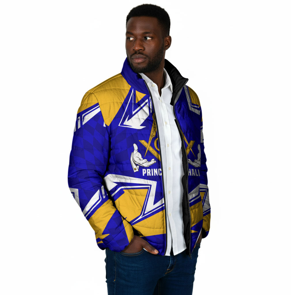 Prince Hall Freemasonry Padded Jacket Square and Compasses Masonic Brothers