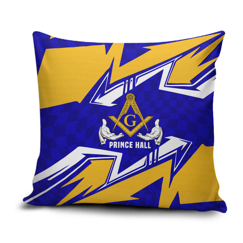 Prince Hall Freemasonry Pillow Cover Square and Compasses Masonic Brothers