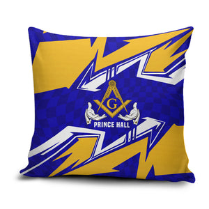 Prince Hall Freemasonry Pillow Cover Square and Compasses Masonic Brothers