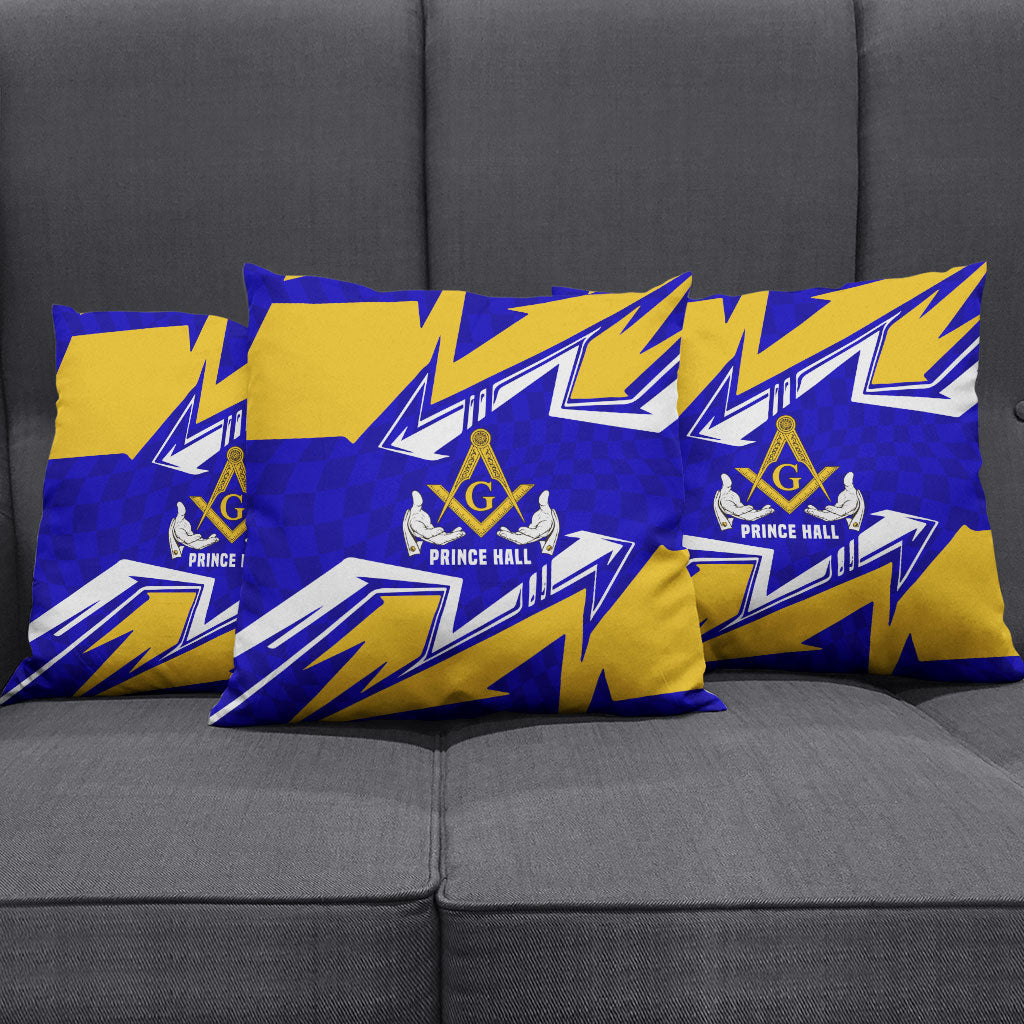Prince Hall Freemasonry Pillow Cover Square and Compasses Masonic Brothers
